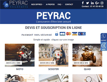 Tablet Screenshot of peyrac.fr